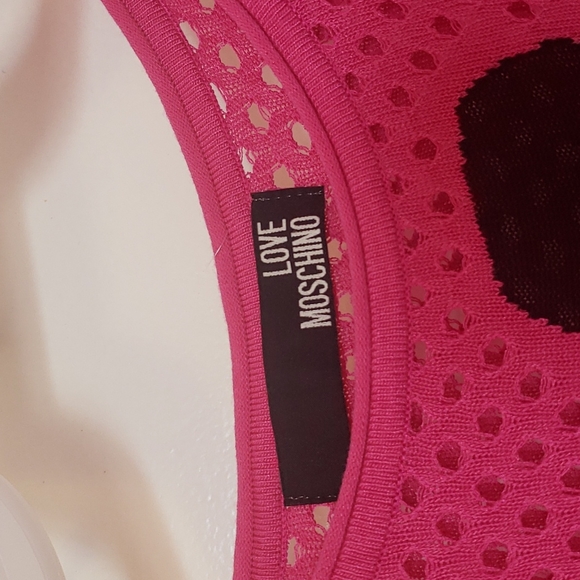 Love mochino top net pink coverup - Picture 3 of 7